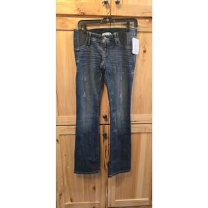 NWT Isabel Maternity Skinny Bootcut Jeans Size 31" Dark Wash Denim *See Details